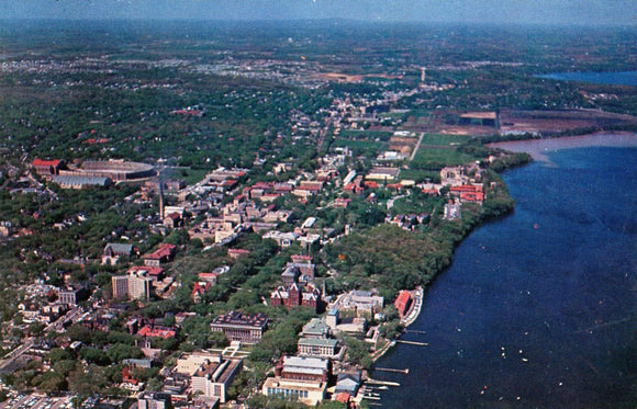 Air View of The University of Wisconsin, Madison, WI - Carey's Emporium