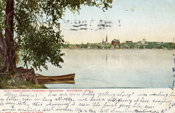 City from Near Assembly Grounds, Madison, WI - Carey's Emporium