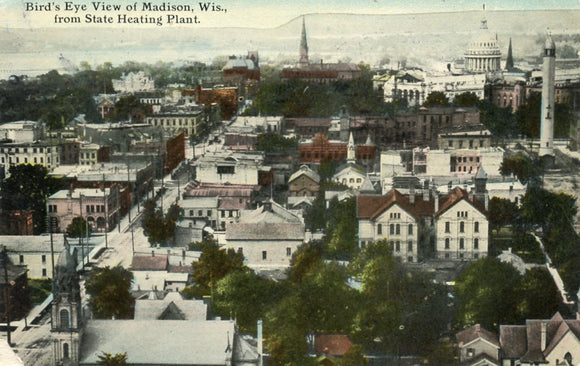 Bird's Eye View of Madison, WI - Carey's Emporium