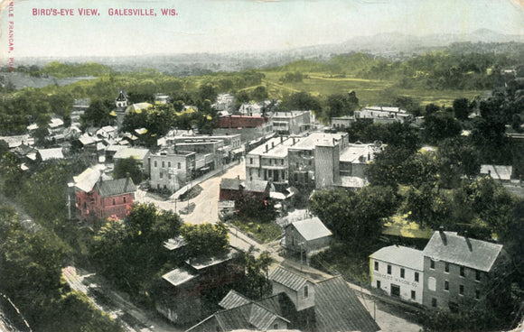 Bird's-Eye View, Galesville, WI - Carey's Emporium