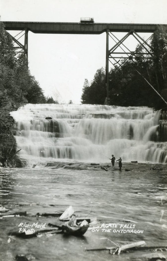 Agate Falls, on the Ontonagon, MI - Carey's Emporium