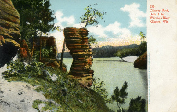 Chimney Rock, Dells of the Wisconsin River, Kilbourn, WI - Carey's Emporium