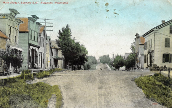 Main Street, Looking East, Newburg, WI - Carey's Emporium
