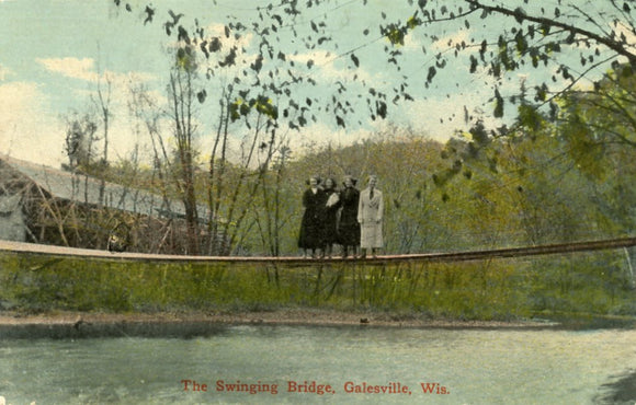 The Swinging Bridge, Galesville, WI - Carey's Emporium