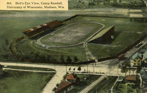 Bird's Eye View, Camp Randall, University of Wisconsin, Madison, WI - Carey's Emporium