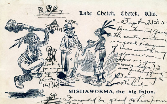 Mishawokma, the Big Injun, Chetek, WI - Carey's Emporium