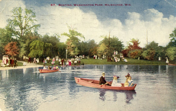 Boating, Washington Park, Milwaukee, WI - Carey's Emporium