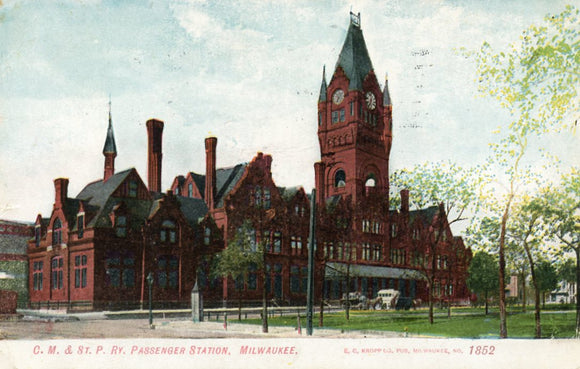 C. M. and St. P. Ry. Passenger Station, Milwaukee, WI - Carey's Emporium