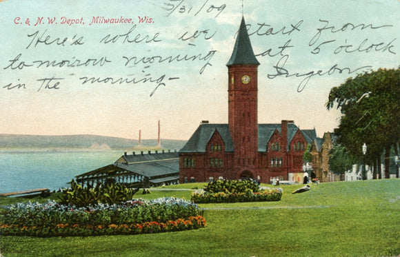 C. and N. W. Depot, Milwaukee, WI - Carey's Emporium