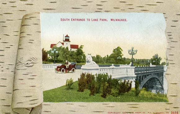 South Entrance to Lake Park, Milwaukee, WI - Carey's Emporium