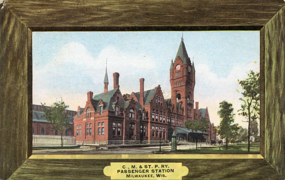 C. M. and St. P. Ry. Passenger Station, Milwaukee, WI - Carey's Emporium