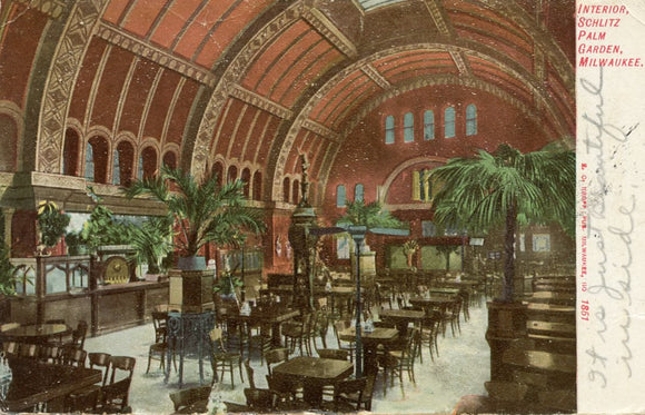 Interior, Schlitz Palm Garden, Milwaukee, WI - Carey's Emporium
