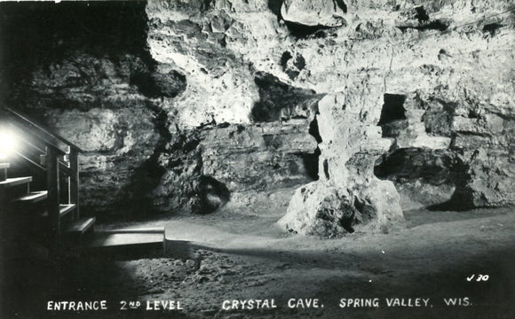 Entrance, 2nd Level, Crystal Cave, Spring Valley, WI - Carey's Emporium