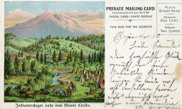 Indian Camp near Mt. Shasta - Carey's Emporium