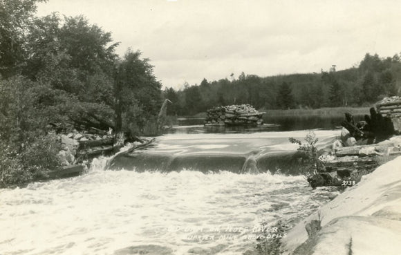 Old Dam on Wolf River, Quarter Mile Above Dells - Carey's Emporium