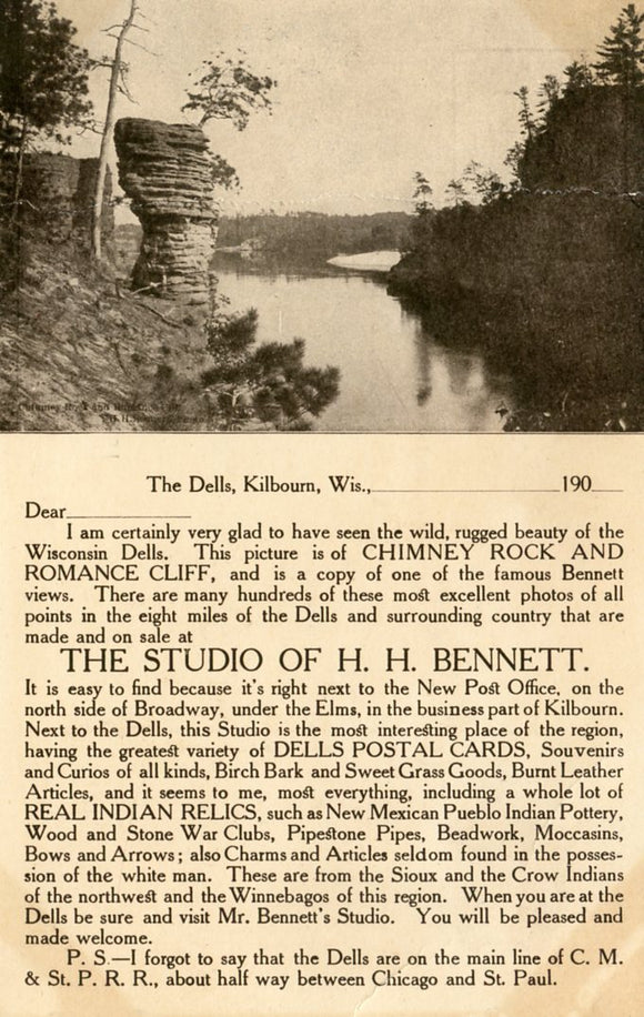 The Studio of H. H. Bennett, Kilbourn, WI - Carey's Emporium