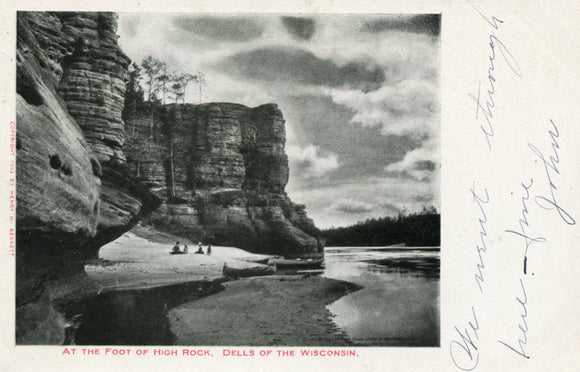 At the Foot of High Rock, Dells of the Wisconsin, WI - Carey's Emporium