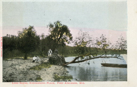 Lake Scene, Koshkonong Place, Fort Atkinson, WI - Carey's Emporium