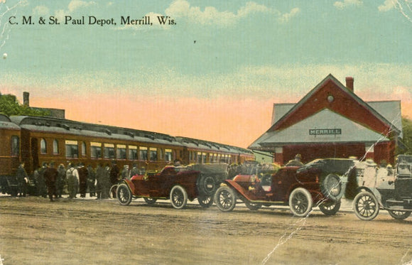 C. M. and St. Paul Depot, Merrill, WI - Carey's Emporium