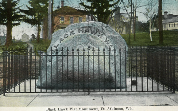 Black Hawk War Monument, Fort Atkinson, WI - Carey's Emporium