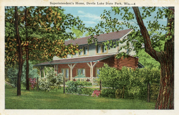 Superintendent's Home, Devil's Lake State Park, WI - Carey's Emporium