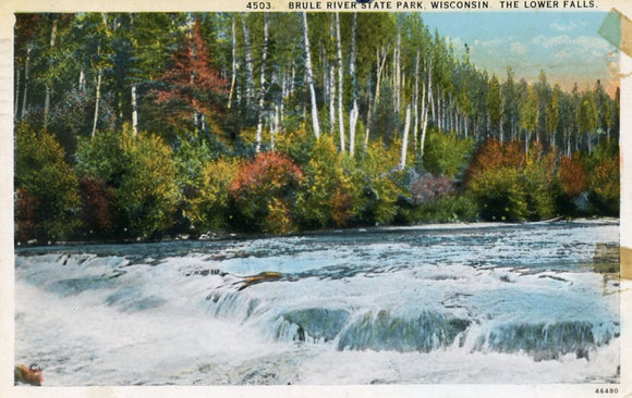The Lower Falls, Brule River State Park, WI - Carey's Emporium