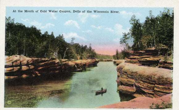At the Mouth of Cold Water Canyon, Dells of the Wisconsin River, WI - Carey's Emporium