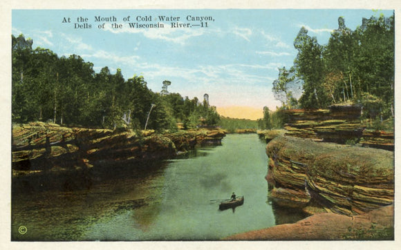 At the Mouth of Cold Water Canyon, Dells of the Wisconsin River, WI - Carey's Emporium
