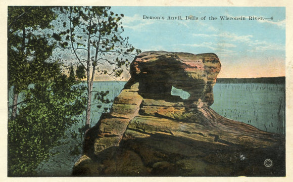 Demon's Anvil, Dells of the Wisconsin River, WI - Carey's Emporium