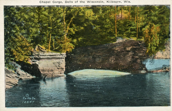 Chapel Gorge, Dells of the Wisconsin, Kilbourn, WI - Carey's Emporium