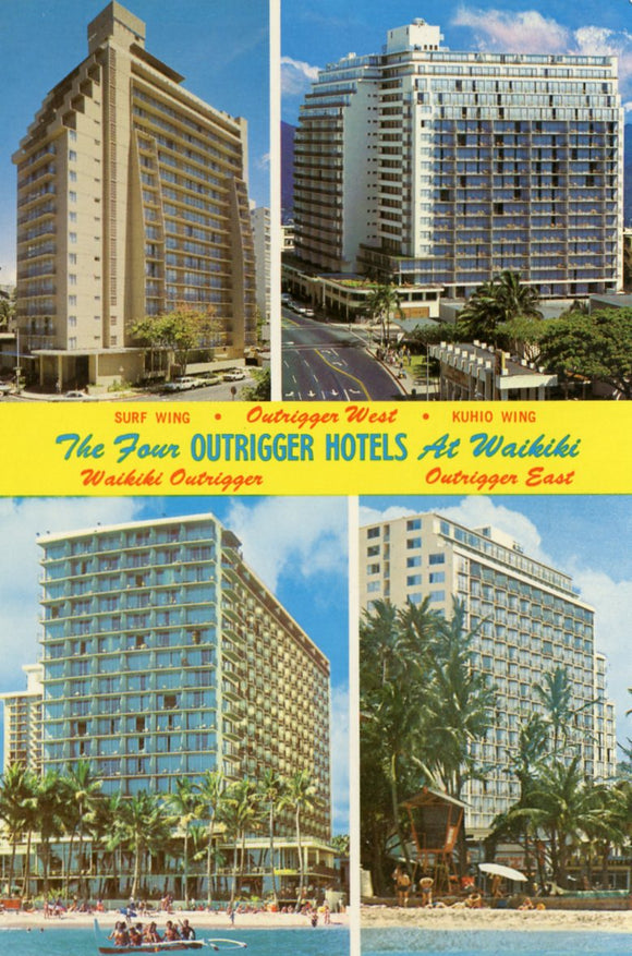 The Four Outrigger Hotels at Waikiki, Honolulu, HI - Carey's Emporium