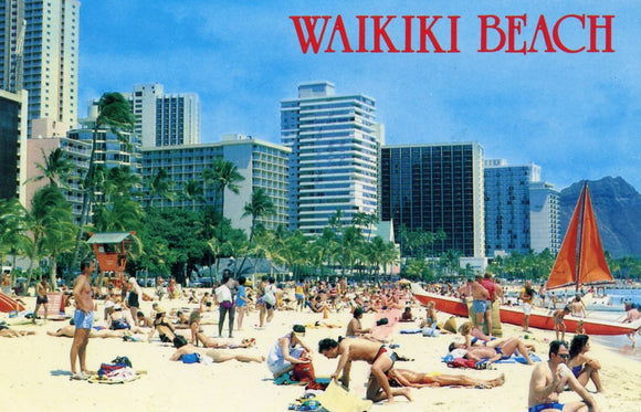 Waikiki Beach, Honolulu, HI - Carey's Emporium