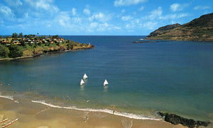 Kalapaki Beach, site of the Kauai Surf Hotel, Kauai, HI - Carey's Emporium