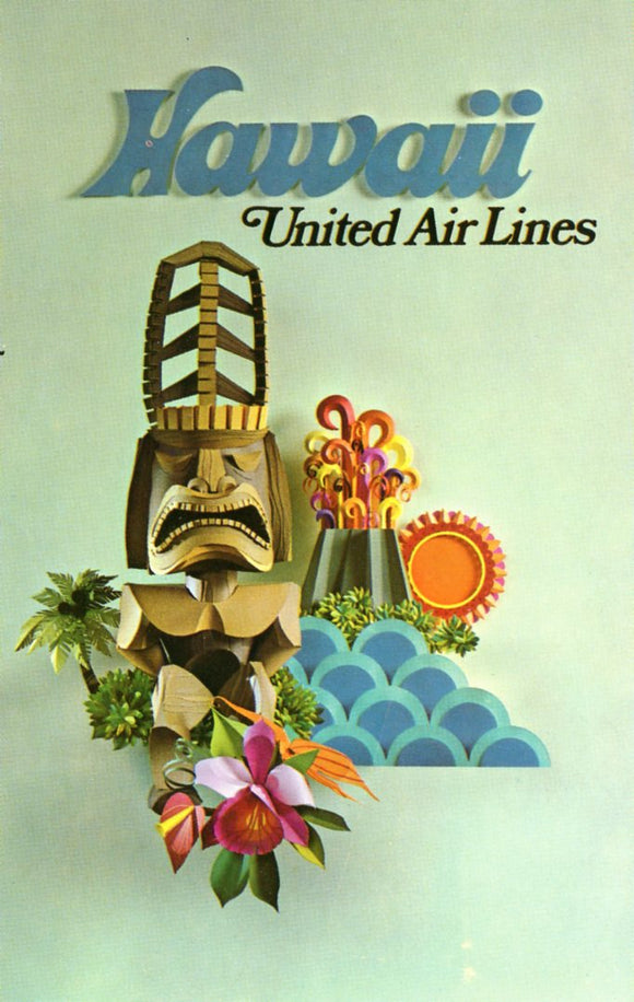 Hawaii, United Air Lines - Carey's Emporium