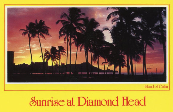 Sunrise at Diamond Head, Honolulu, HI - Carey's Emporium