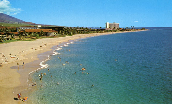 Kaanapali, near Lahaiha, is Maui's most beautiful beach and resort area - Carey's Emporium