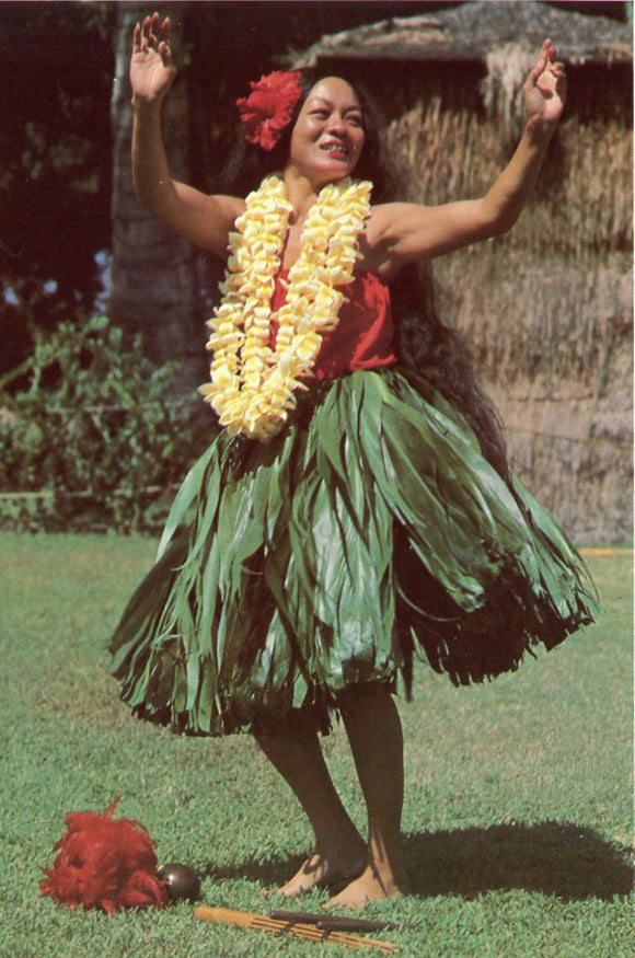 Graceful Hula Dancers at the Kodak Hula Show in Waikiki - Carey's Emporium
