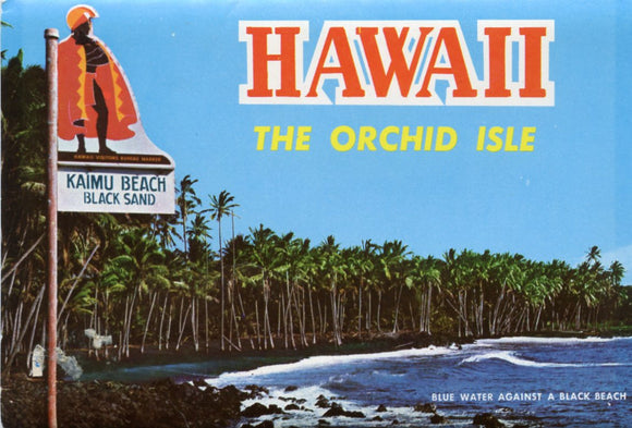 Hawaii The Orchid Isle Souvenir Folder - Carey's Emporium