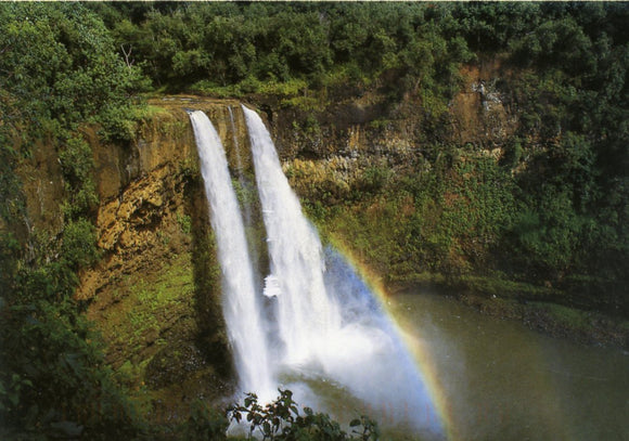 Beautiful Wailua Falls, Island of Kauai, HI - Carey's Emporium