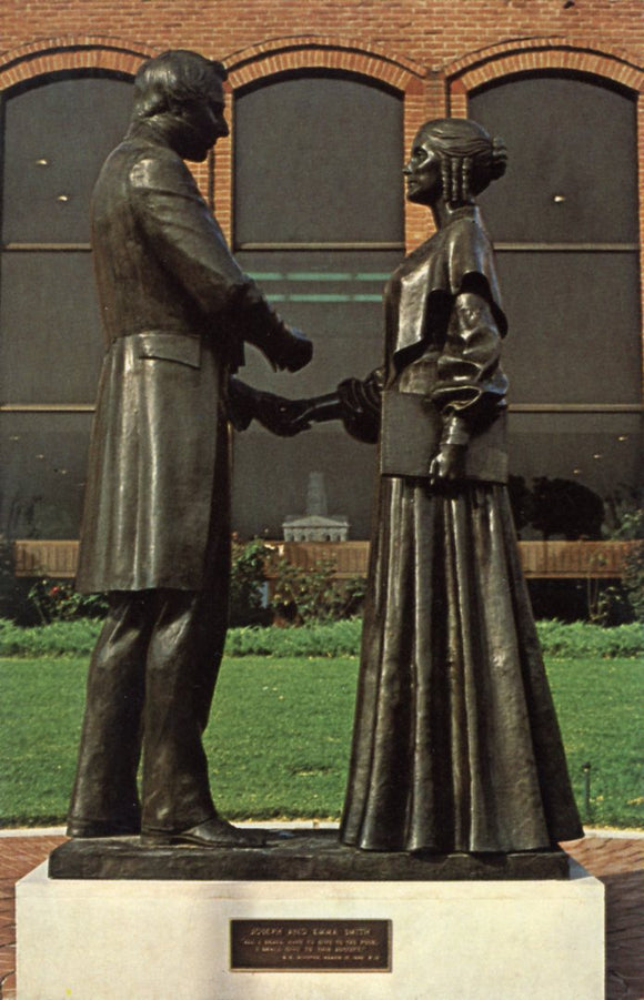 Joseph and Emma Smith, Monument to Women, Nauvoo, IL - Carey's Emporium