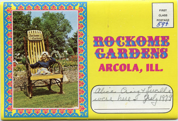 Rockome Gardens, Arcola, IL Souvenir Folder - Carey's Emporium