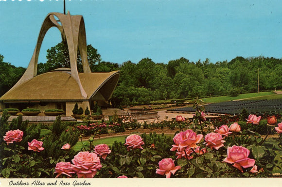 Outdoor Altar and Rose Garden, Shrine of Our Lady of the Snows, Belleville, IL - Carey's Emporium