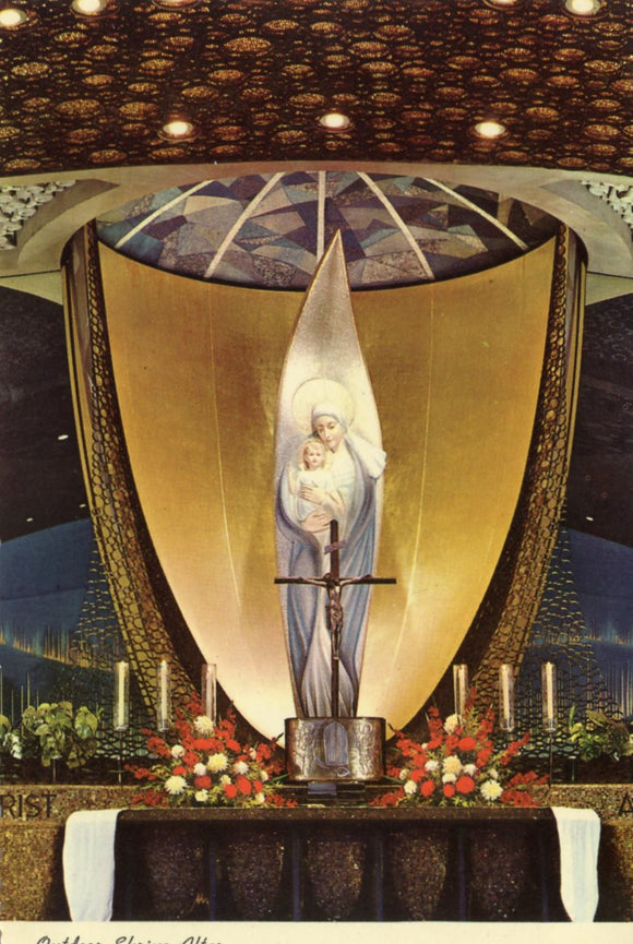 Outdoor Shrine Altar, Shrine of Our Lady of the Snows, Belleville, IL - Carey's Emporium