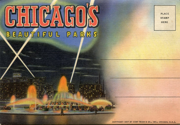 Chicago's Beautiful Parks Souvenir Folder - Carey's Emporium