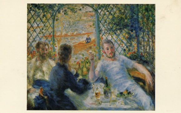 Renoir, Pierre Auguste, The Rower's Lunch, Potter Palmer Collection, Art Institute of Chicago, IL - Carey's Emporium