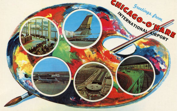Greetings from Chicago, O'Hare International Airport, Chicago, IL - Carey's Emporium