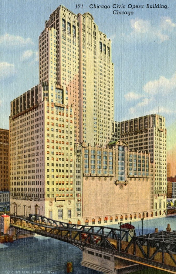 Chicago Civic Opera Building, Chicago, IL - Carey's Emporium