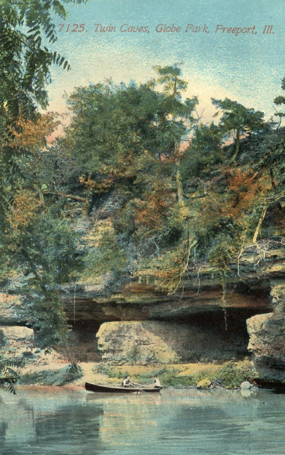 Twin Caves, Globe Park, Freeport, IL - Carey's Emporium