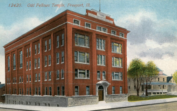 Odd Fellows Temple, Freeport, IL - Carey's Emporium
