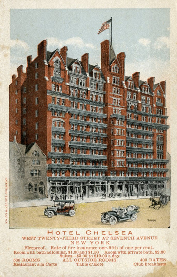 Hotel Chelsea, West Twenty-Third Street at Seventh Avenue, New York, NY - Carey's Emporium